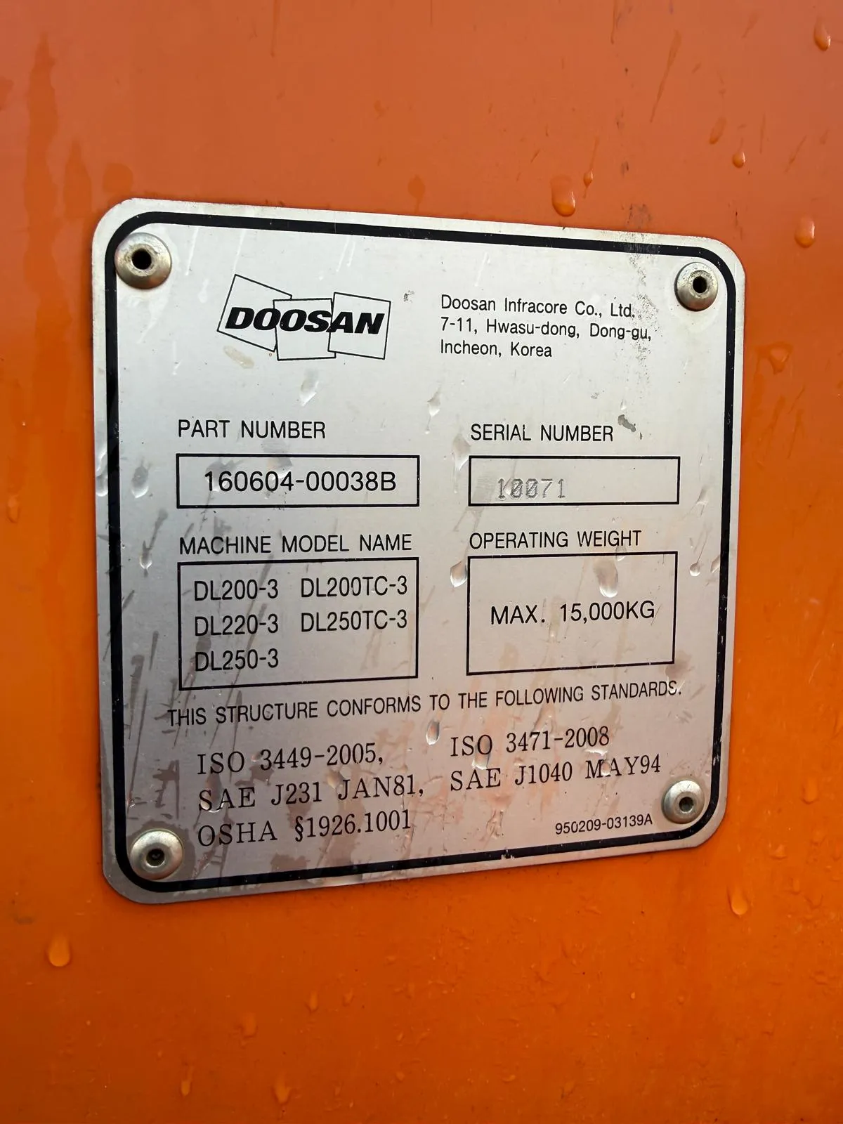 Doosan DL250 – bilde 11 av 11