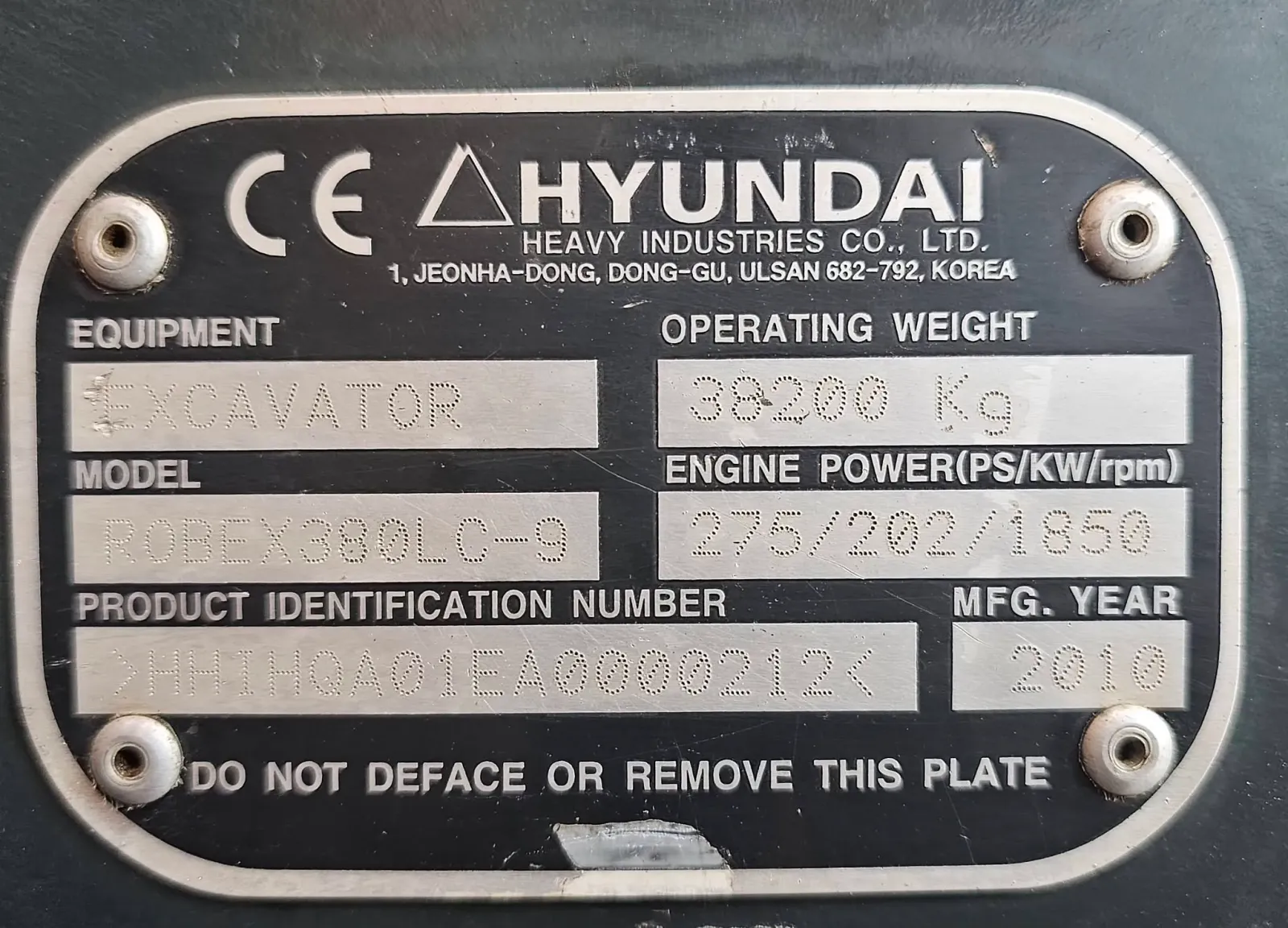 Hyundai Robex 380LC-9 – bilde 43 av 43