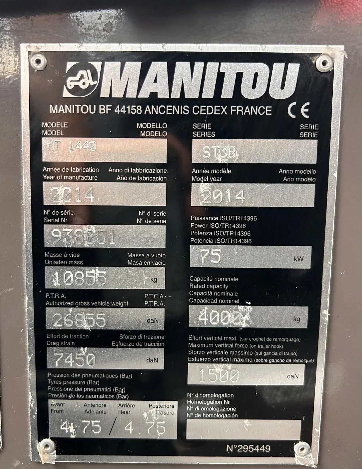 Manitou MT 1440 – bilde 32 av 32