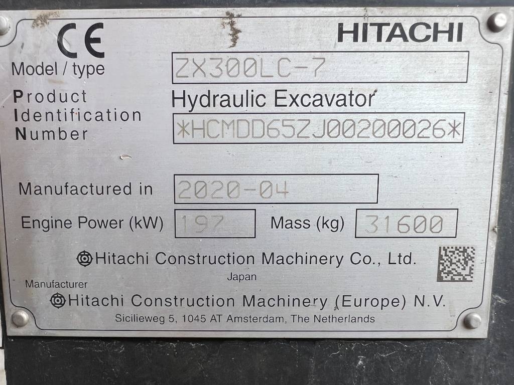 Hitachi ZX 300 -7 – bilde 13 av 13