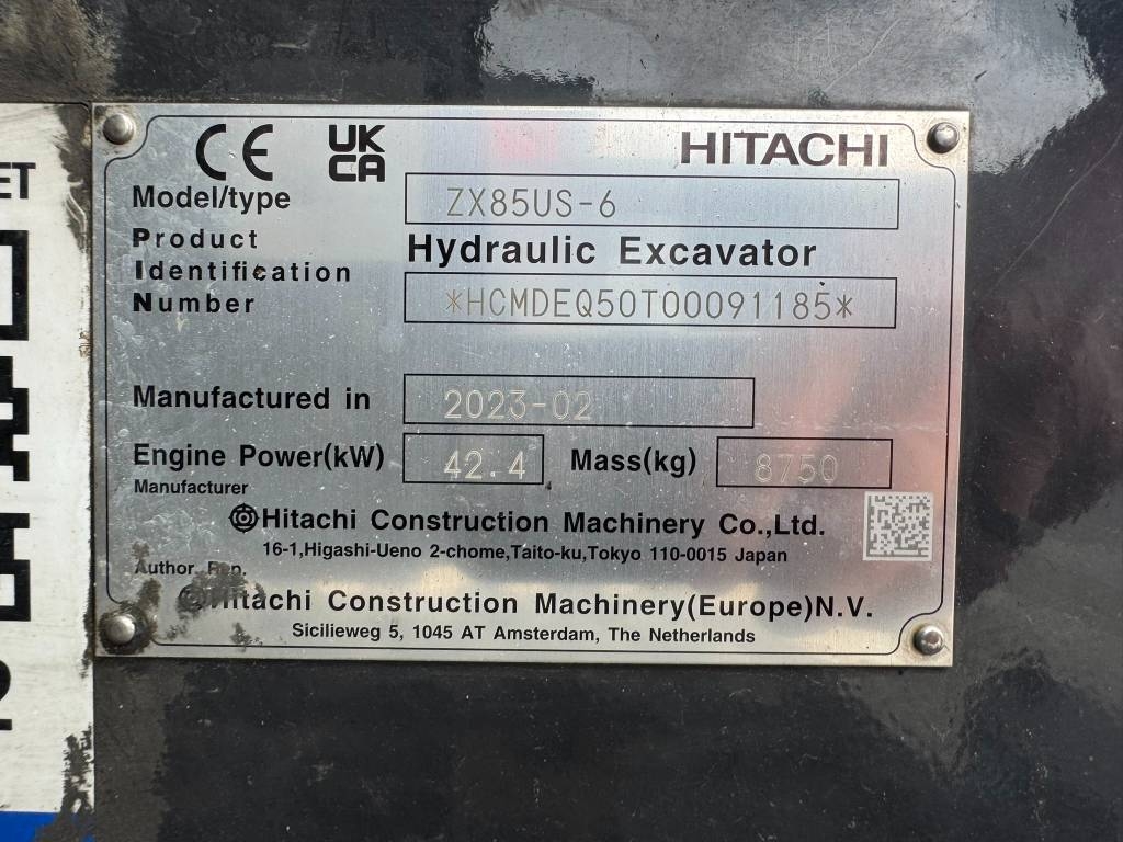 Hitachi ZX 85 US-6 – bilde 11