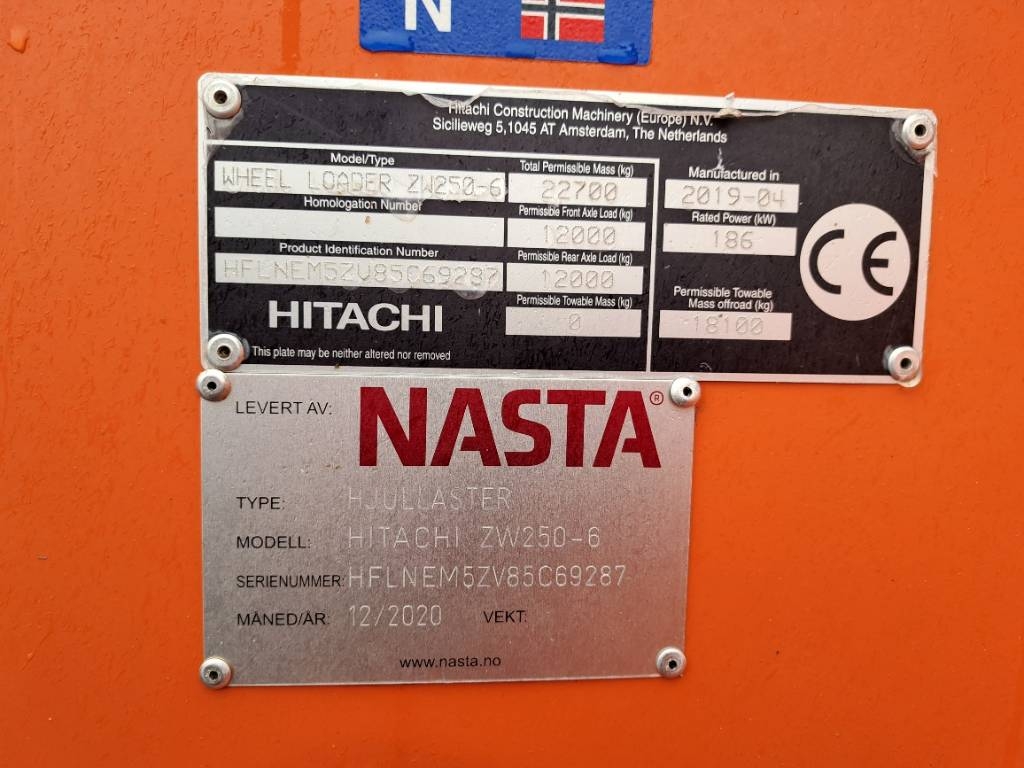 Hitachi ZW250-6 – bilde 15