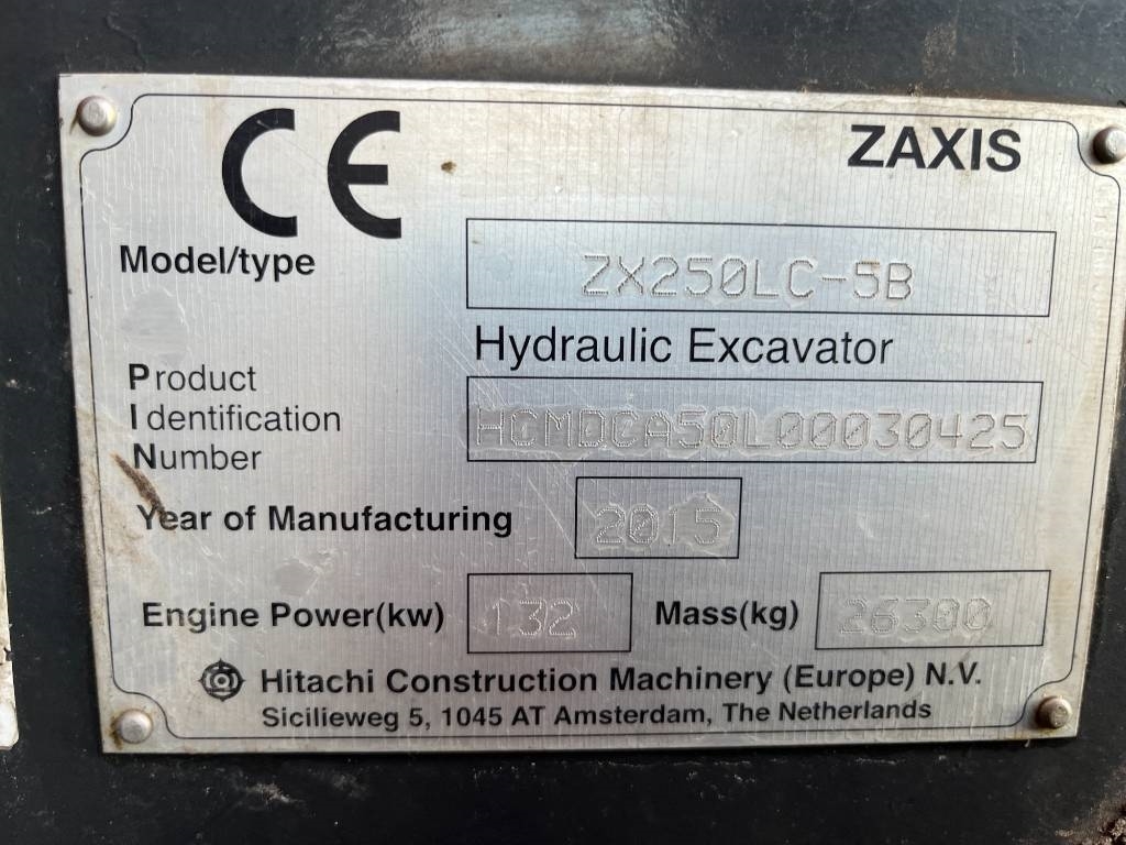 Hitachi ZX 250 LC-5B – bilde 19