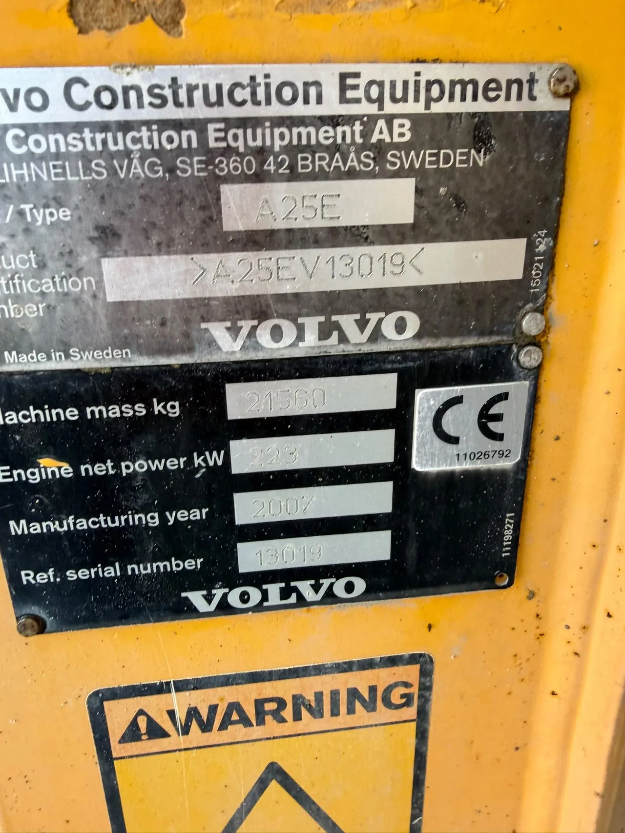 Volvo A25E – bilde 11 av 17