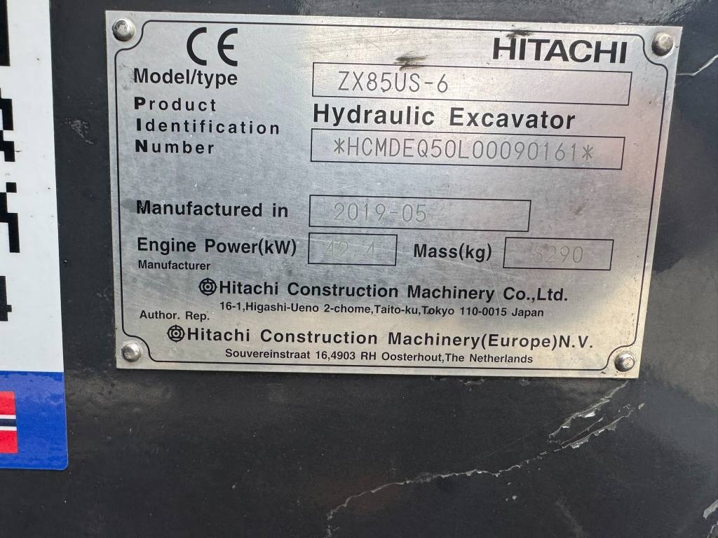Hitachi ZX 85 US-6 – bilde 15 av 15